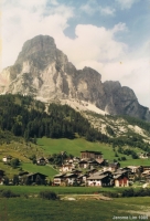 Sassongher from Corvara 1989