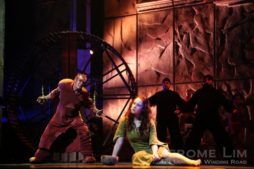 Belle, one of three scenes presented during a media preview of the musical.