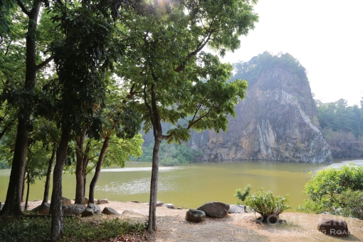 The rainwater filled former Gammon Quarry, now part of a park known as Little Guilin, is one that seems to hide much in terms of mystery.
