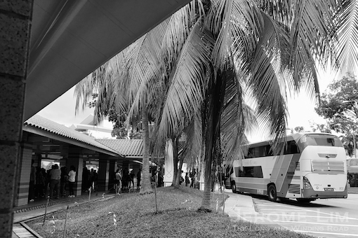 The journey now begins at Pasir Ris Bus Interchange.